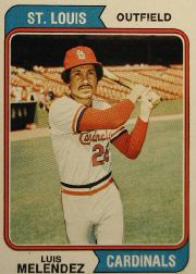 1974 Topps Baseball Cards      307     Luis Melendez
